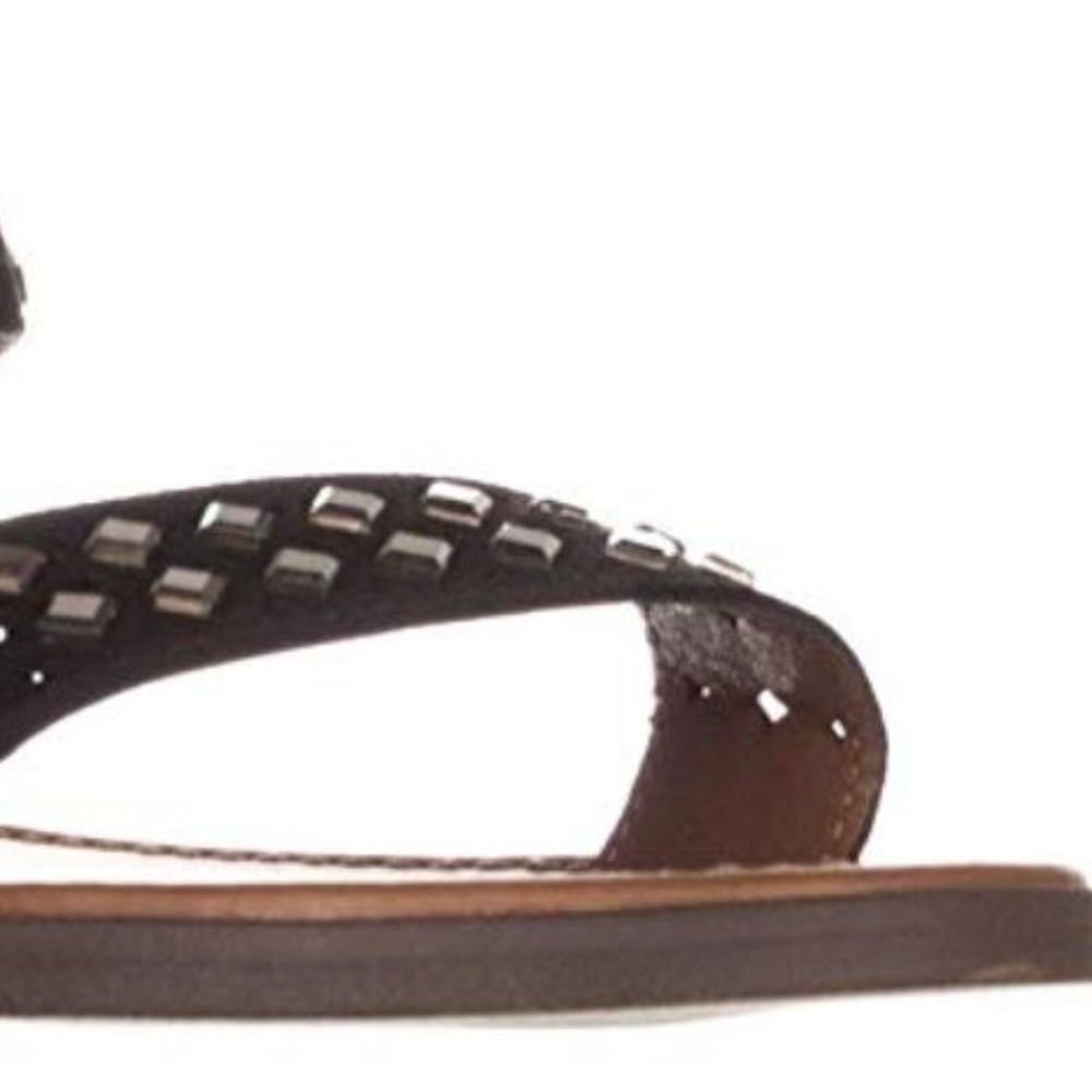 Material Girl Delany Flat Sandals Black 11M